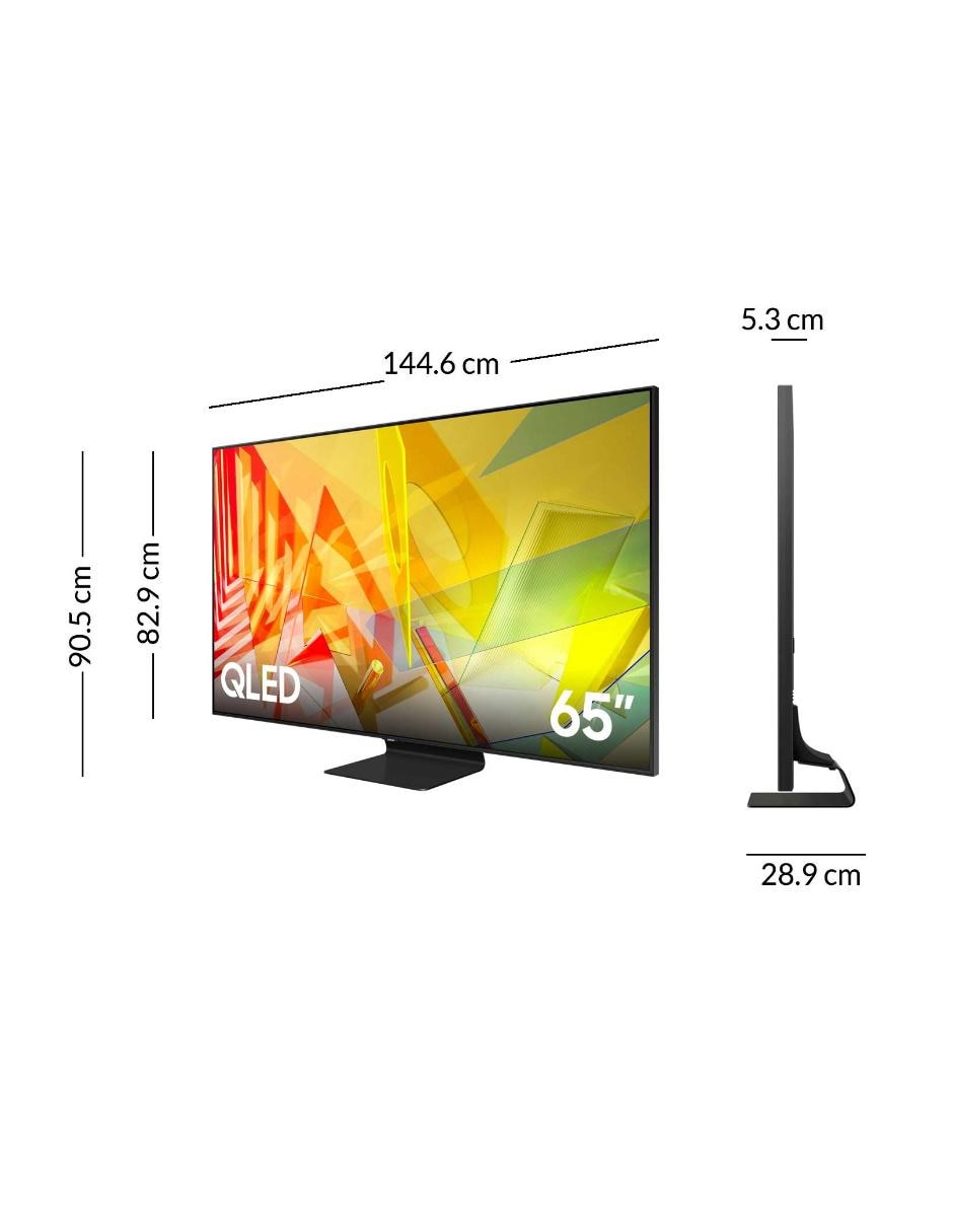 Pantalla Smart TV Samsung QLED de 65 pulgadas 4K/UHD QN65Q90TAFXZX