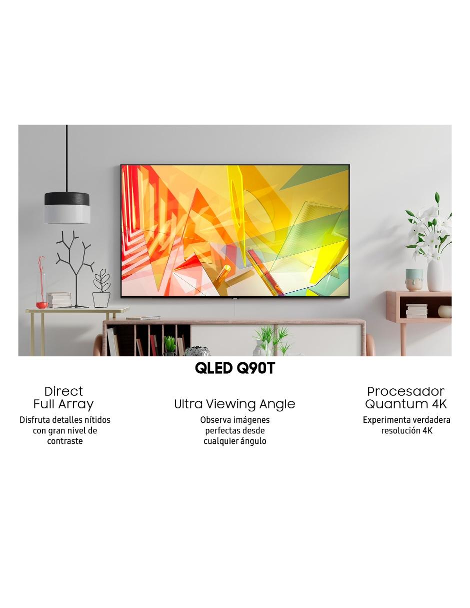 Pantalla Smart TV Samsung QLED de 65 pulgadas 4K/UHD QN65Q90TAFXZX