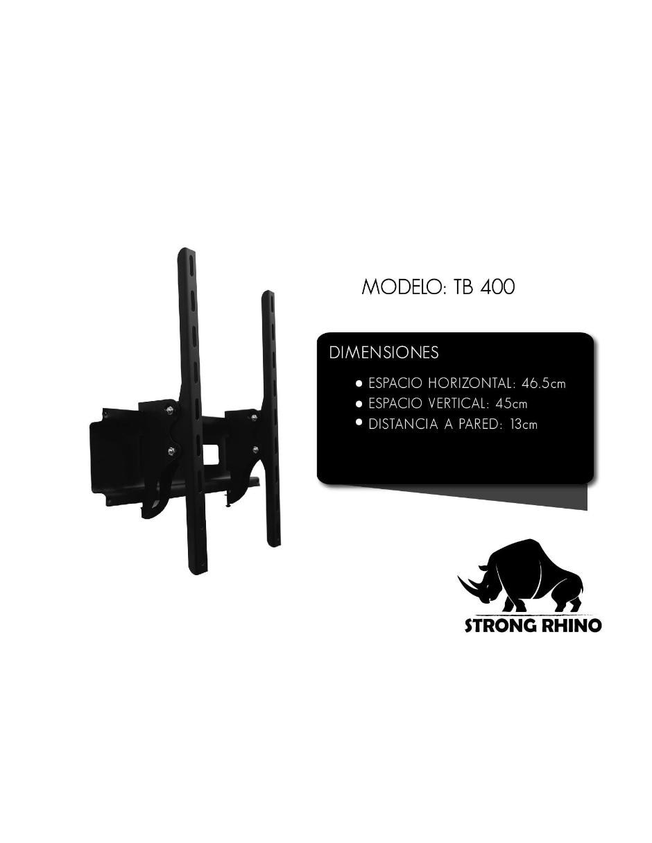 Soporte Strong Rhino para pantalla fijo 22 - 65 pulgadas