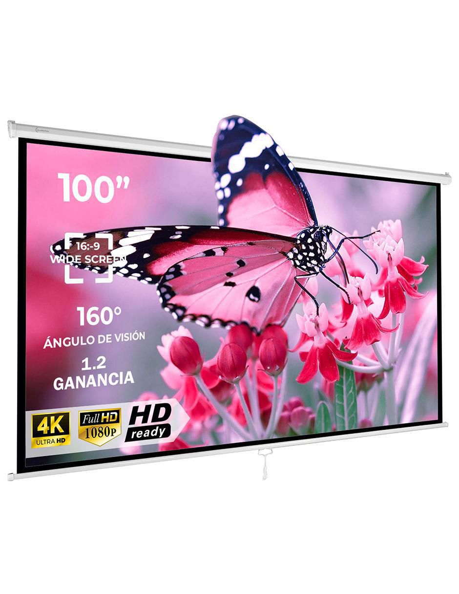 Pantalla Manual para Proyector MKZ-PANTA100MBLA 2