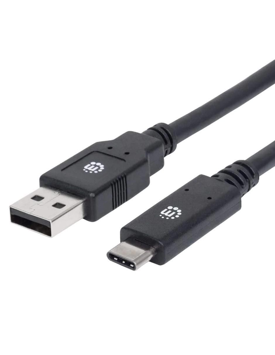 Cable USB C Manhattan a tipo USB A de 5 m