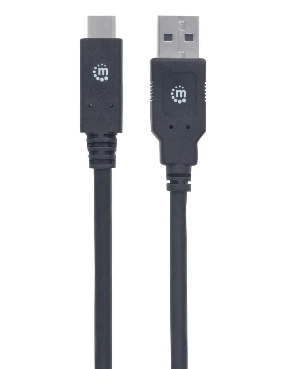 Cable USB C Manhattan a tipo USB A de 5 m