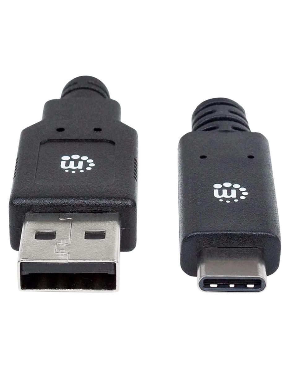 Cable USB C Manhattan a tipo USB A de 5 m