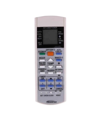 Control remoto para aire acondicionado Panasonic cs-xe12jkew