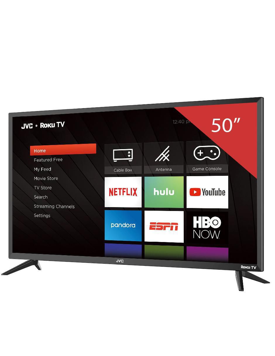 Pantalla Smart TV LED de 50 pulgadas 4K/UHD SI50UR con Roku TV