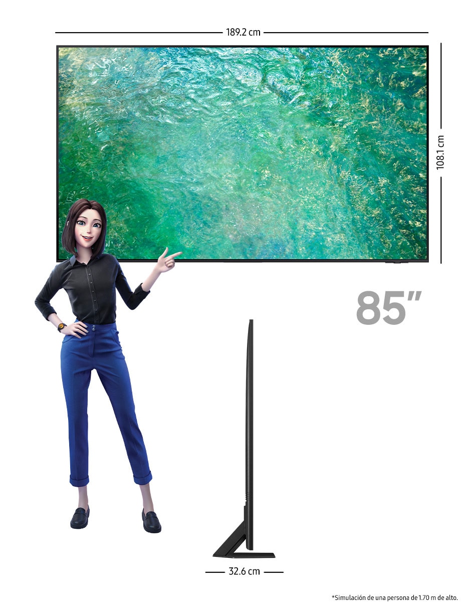 Pantalla Smart TV QLED de 85 pulgadas 4K QN85QN85CAFXZX 9
