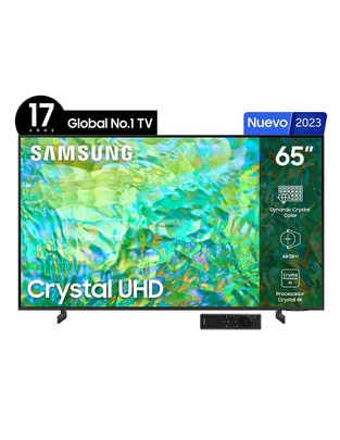 Pantalla Smart TV Samsung LED de 65 pulgadas 4K/UHD UN65CU8000FXZX