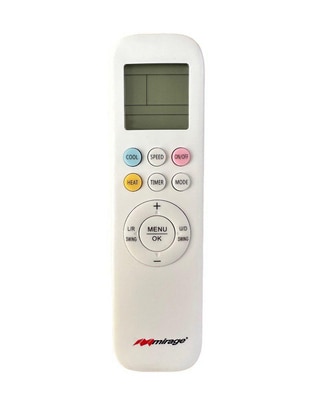 Control remoto para aire acondicionado Mirage Xlife YKR-T/011E