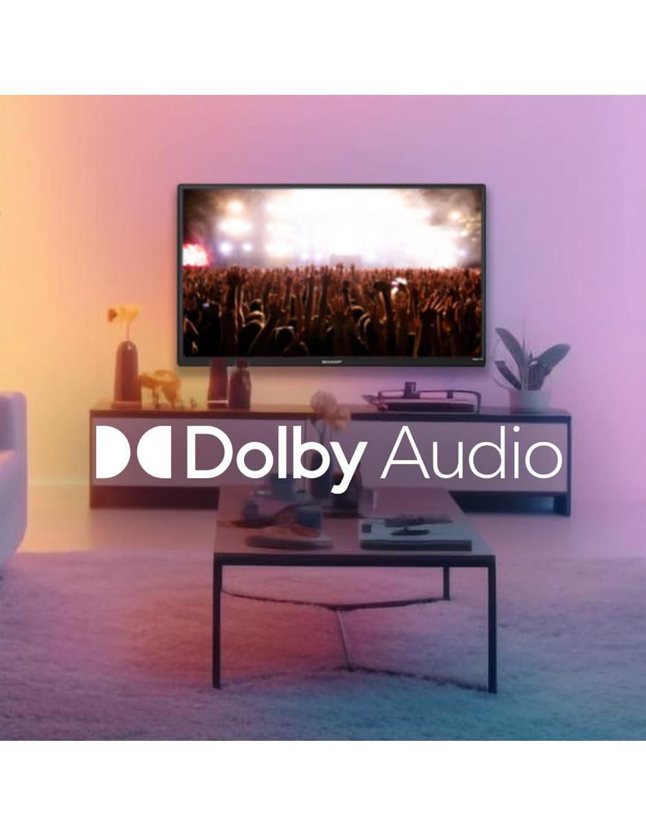 Pantalla Smart TV LED de 32 pulgadas HD 2T-C32CF2UR con Roku TV 6