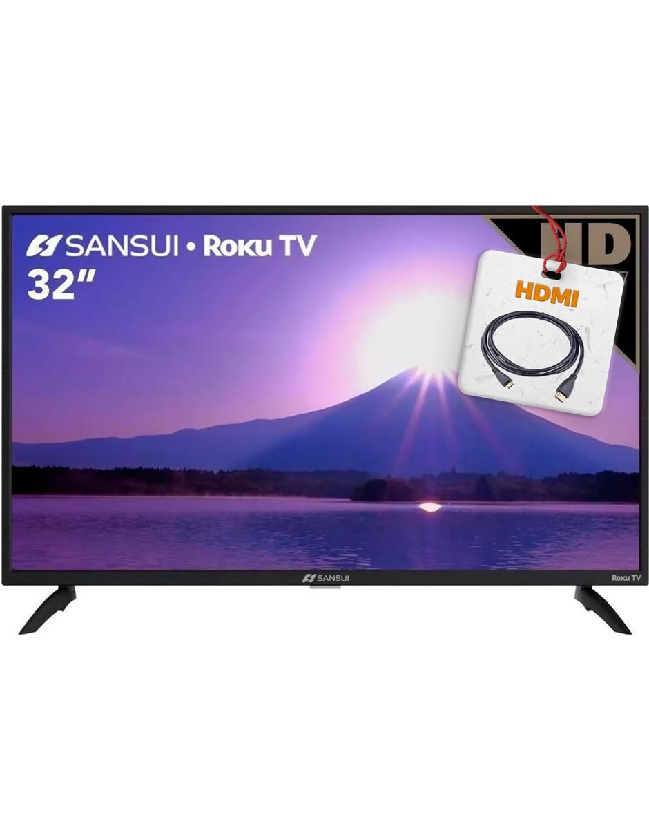 Pantalla Smart TV LED de 32 pulgadas HD SMX32R con Roku TV