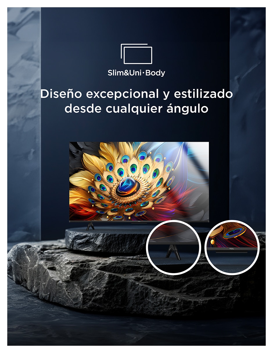 Pantalla Smart TV QLED de 75 pulgadas 4K/UHD 75Q651G con Google TV 6