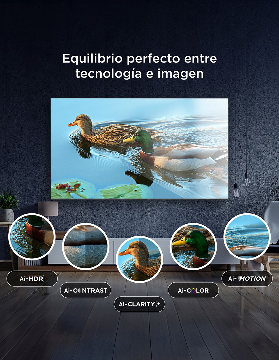 Pantalla Smart TV QLED de 43 pulgadas 4K/UHD 43Q651G con Google TV 8