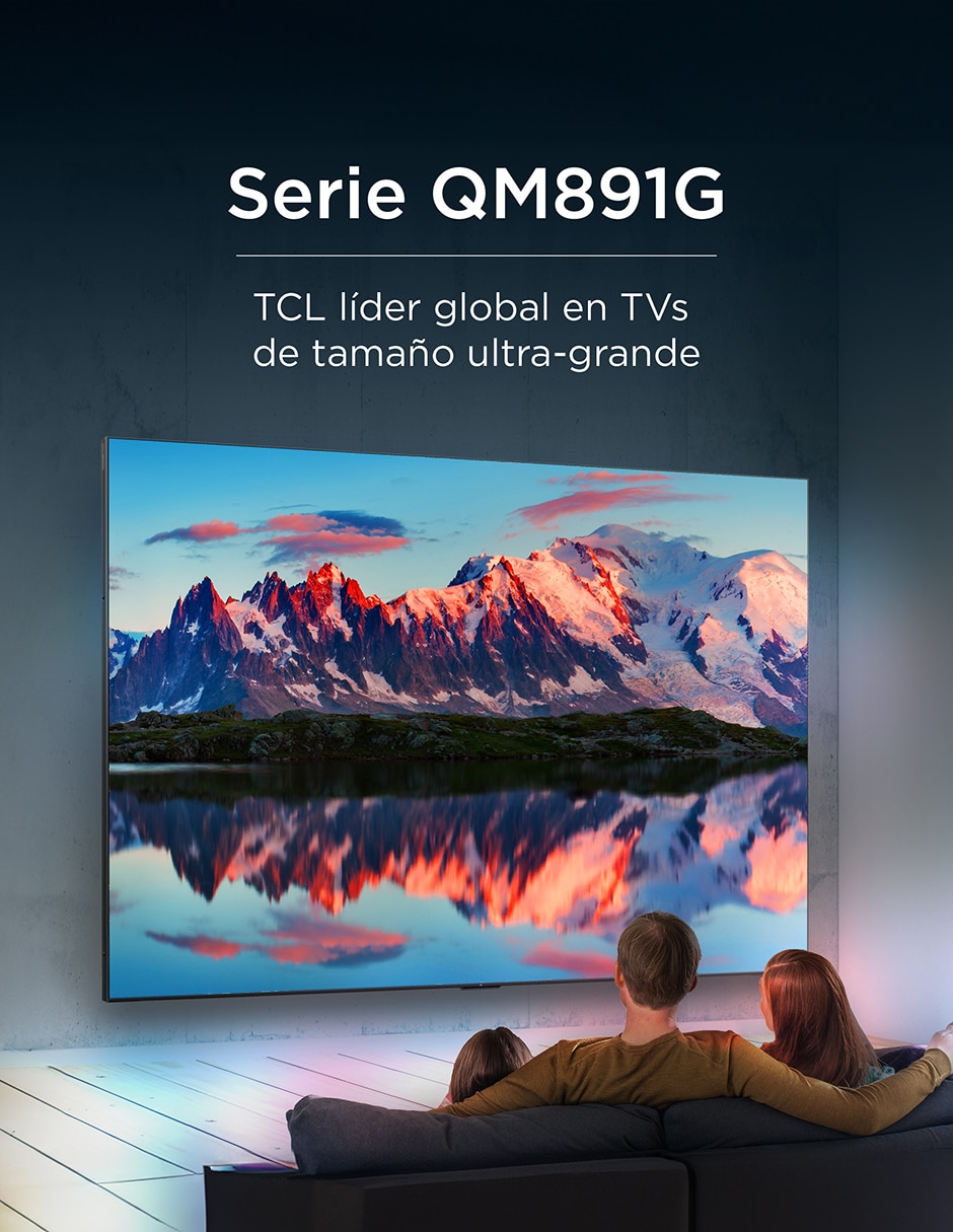 Pantalla smart tv qd mini led de 115 pulgadas 4k/uhd 115qm891g con google tv