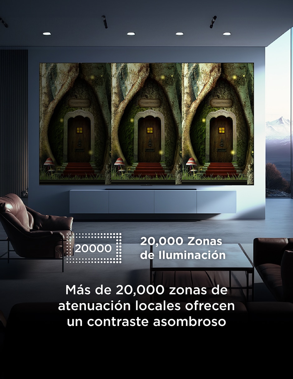 Pantalla smart tv qd mini led de 115 pulgadas 4k/uhd 115qm891g con google tv 5