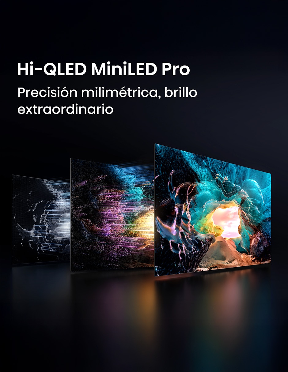 Pantalla Smart TV Hisense Mini LED 115 pulgadas 4K/UHD 116U7SG con Google TV con AI Smooth Motion