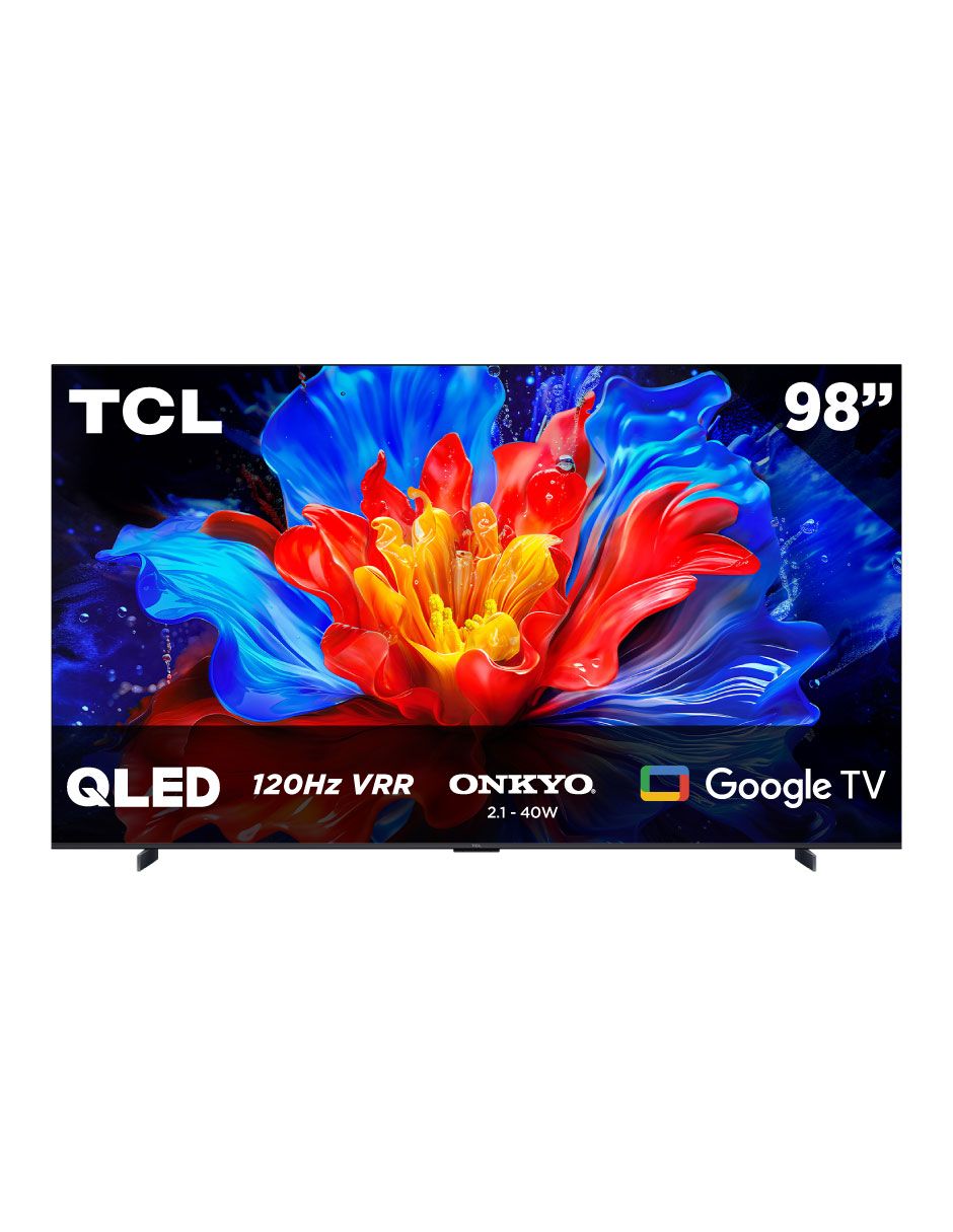 TCL Pantalla Smart TV Tcl QLED de 98 pulgadas 4K/UHD 98Q7K con Google TV