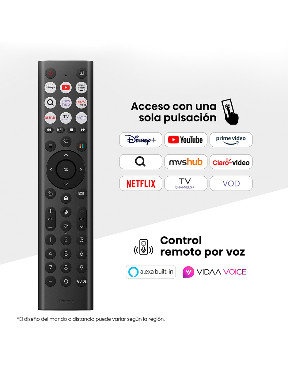 Pantalla Smart TV QLED de 43 pulgadas 4K 43QD6QV con AI Smooth Motion 6