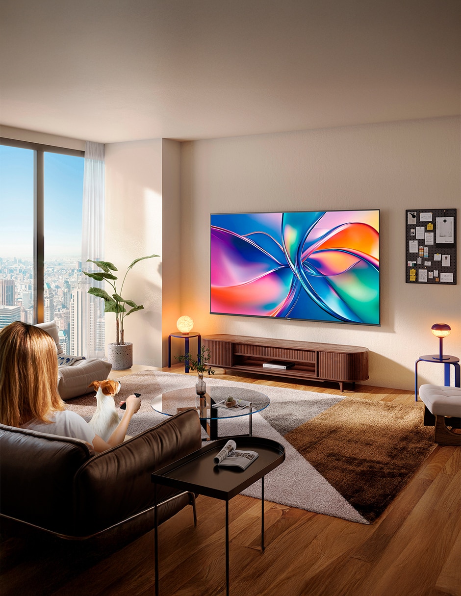 Pantalla Smart TV QLED de 43 pulgadas 4K 43QD6QV con AI Smooth Motion 11
