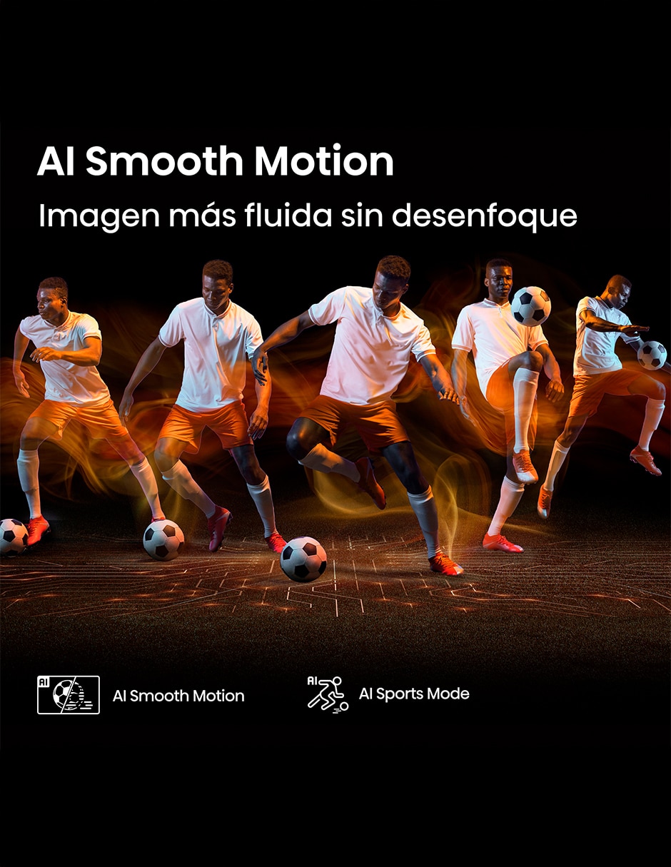 Pantalla Smart TV QLED de 43 pulgadas 4K 43QD6QV con AI Smooth Motion 9