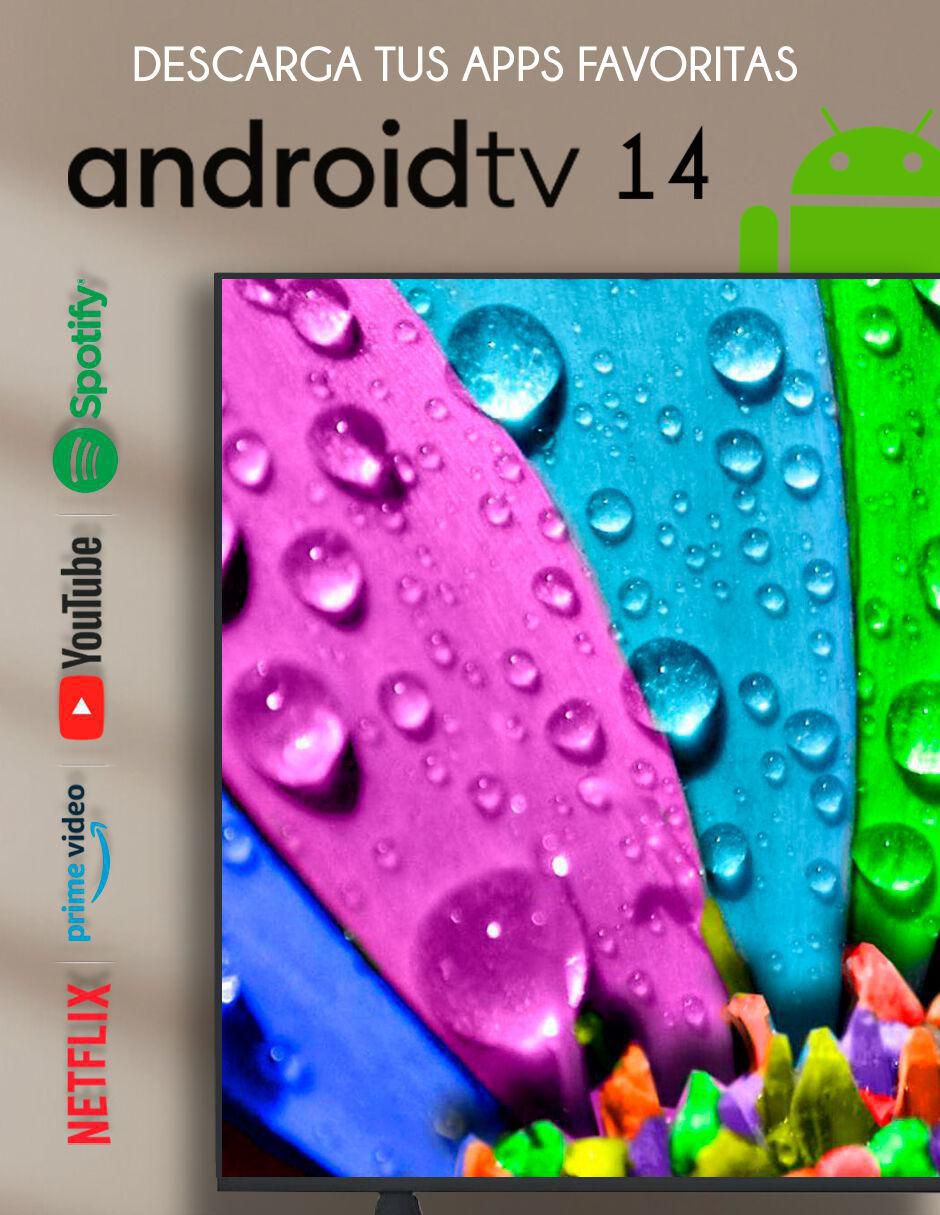 Pantalla smart tv red velvet led de 43 pulgadas hd red43stv con android tv