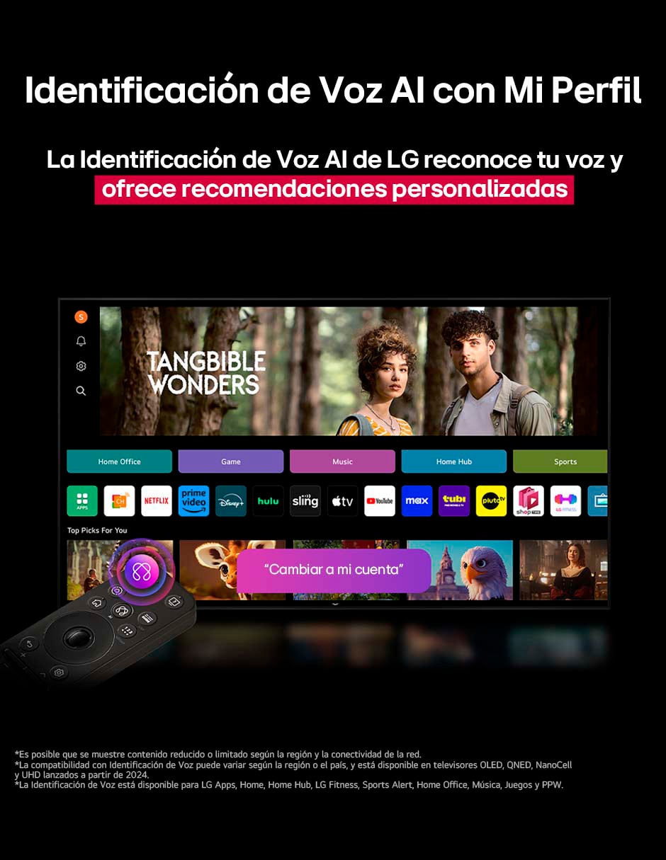 Pantalla Smart TV OLED de 77 pulgadas 4K OLED77G5PSA con Evo AI 15