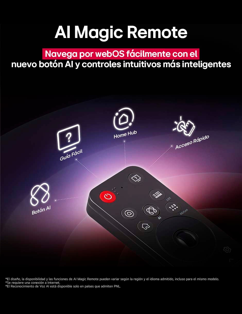 Pantalla Smart TV OLED de 77 pulgadas 4K OLED77G5PSA con Evo AI 16