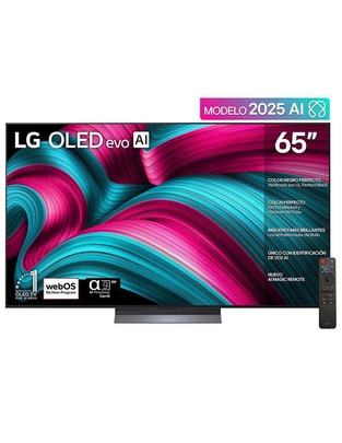 LG Pantalla Smart TV Lg OLED de 65 pulgadas 4K OLED65C5PSA con Evo AI