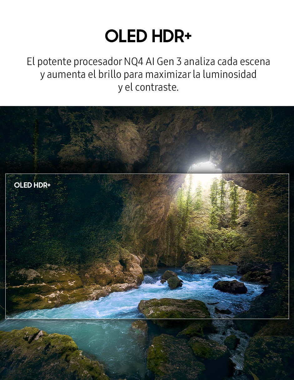 Pantalla Smart TV OLED de 77 pulgadas 4K QN77S90FAFXZX con AI Upscaling 6