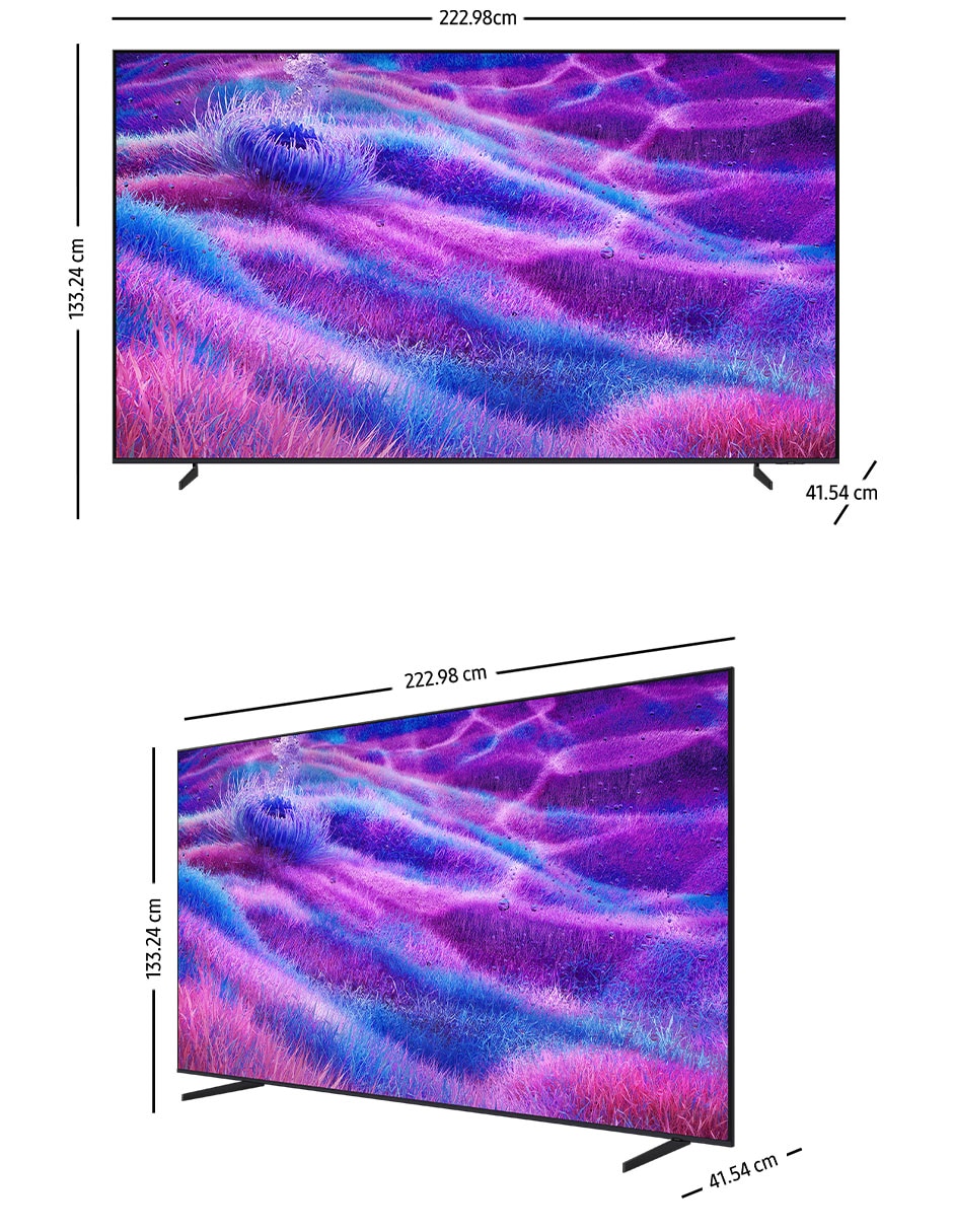 Pantalla Smart TV Samsung Neo QLED de 100 pulgadas 4K QN100QN80FFXZX con AI Upscaling