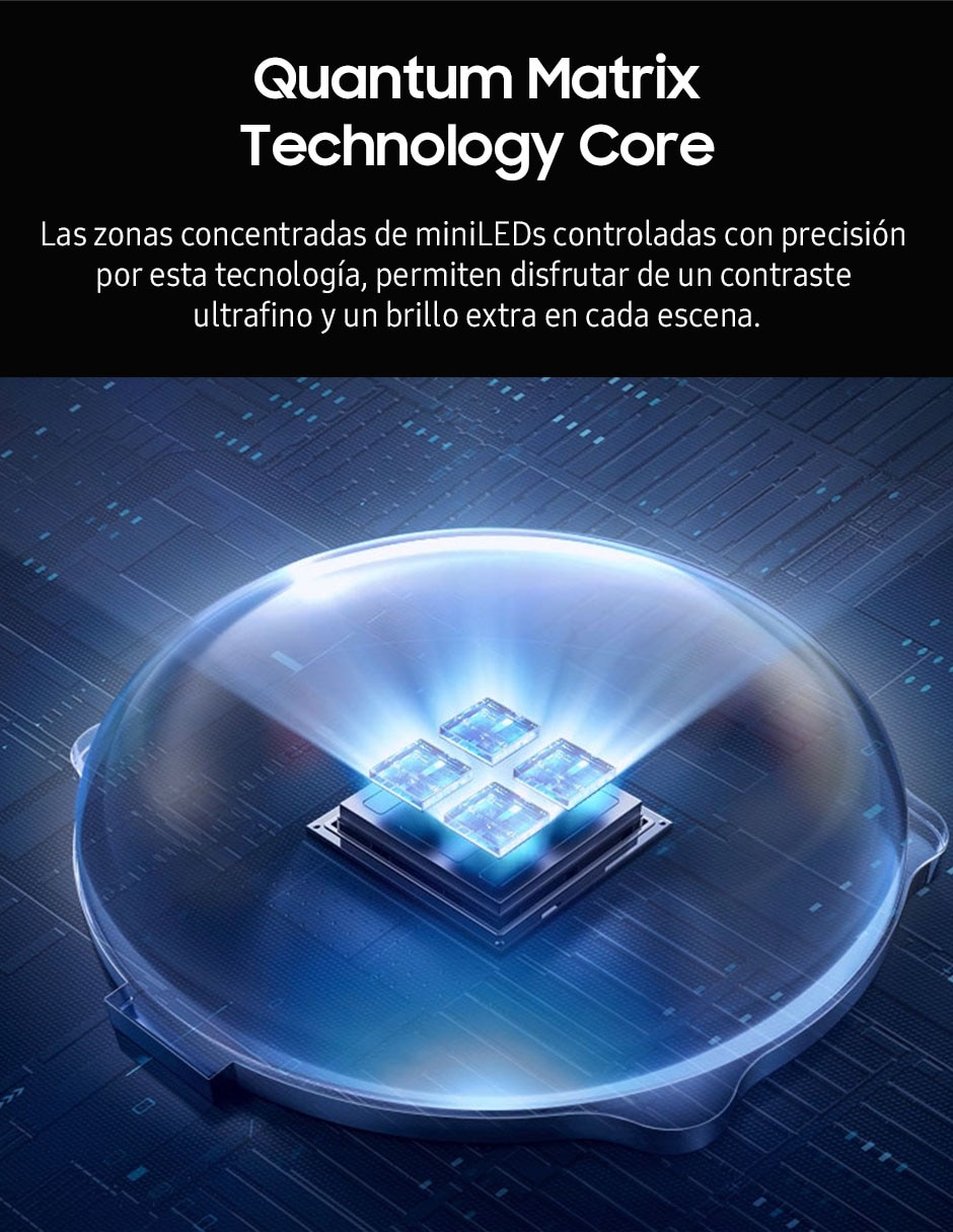 Pantalla Smart TV Samsung Neo QLED de 100 pulgadas 4K QN100QN80FFXZX con AI Upscaling