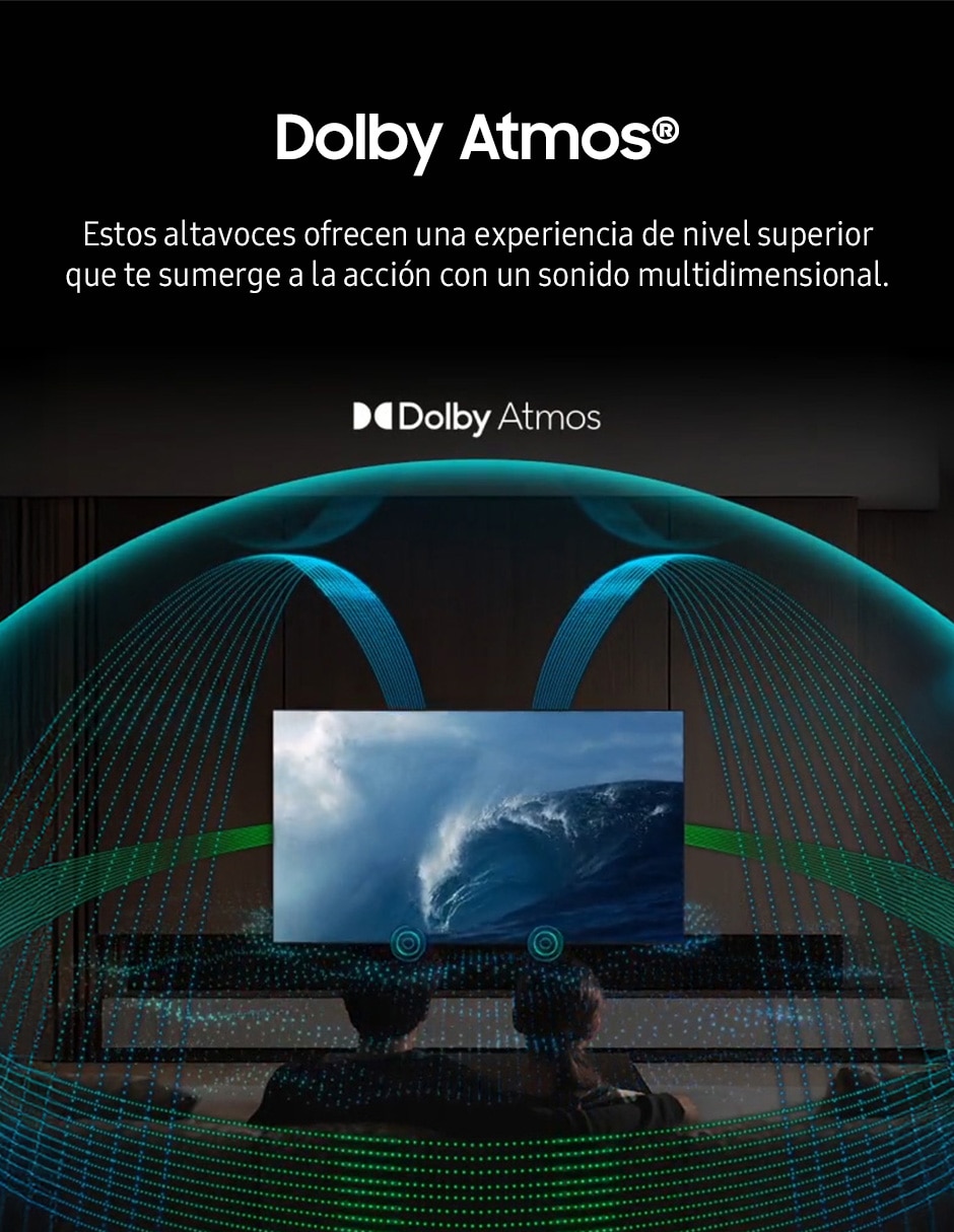 Pantalla Smart TV Samsung Neo QLED de 100 pulgadas 4K QN100QN80FFXZX con AI Upscaling