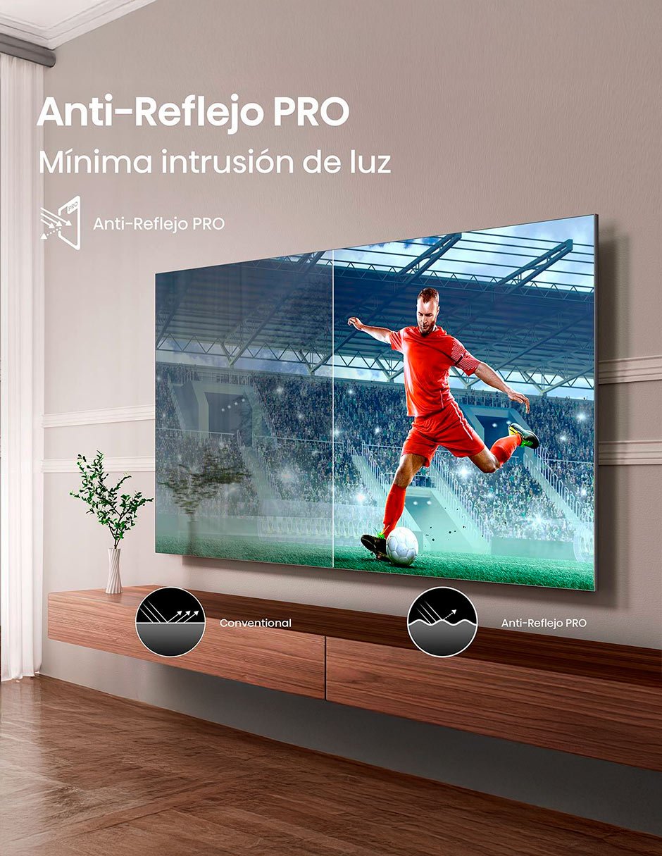 Pantalla Smart TV Hisense Mini LED de 100 pulgadas 4K/UHD 100U8QG con Google TV con AI Picture
