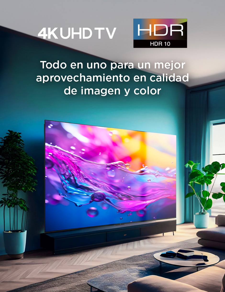 Pantalla Smart TV LED de 55 pulgadas 4K/UHD 55S451G con Google TV 4