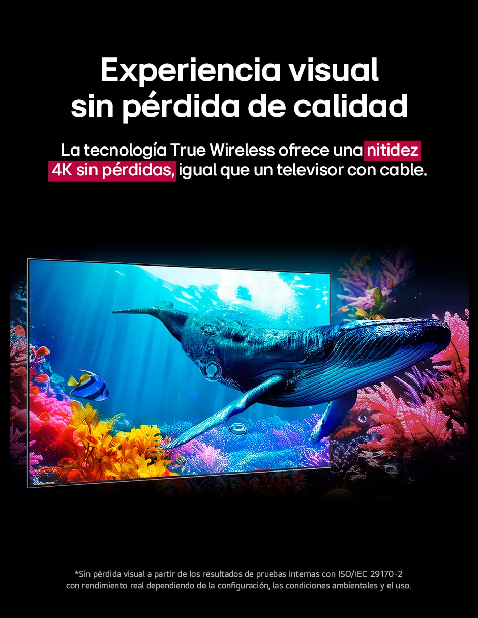 Pantalla Smart TV QNED de 75 pulgadas 4K 75QNED9MASA con WebOS con evo AI True Wireless 12