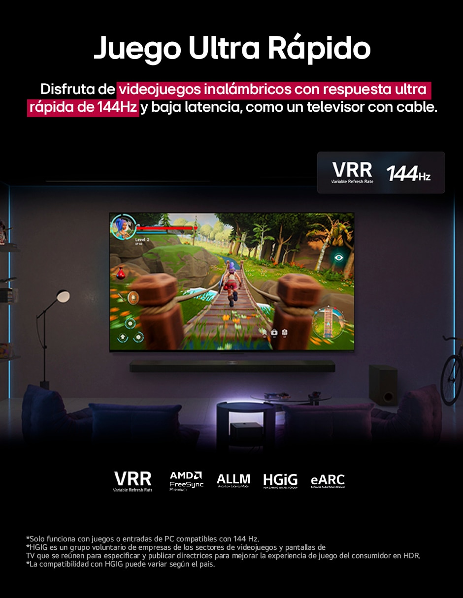 Pantalla Smart TV QNED de 75 pulgadas 4K 75QNED9MASA con WebOS con evo AI True Wireless 13