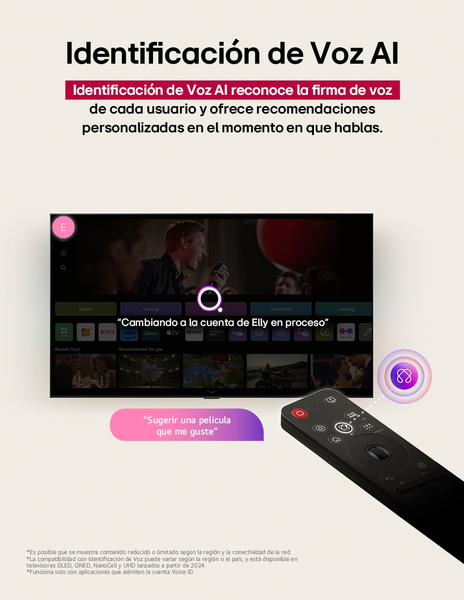 Pantalla Smart TV QNED de 75 pulgadas 4K 75QNED9MASA con WebOS con evo AI True Wireless 16