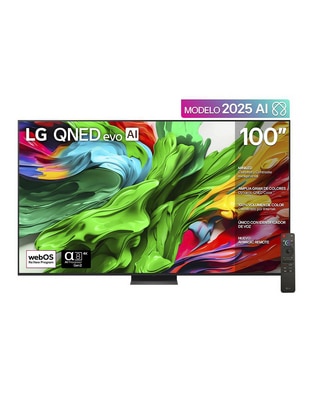 LG Pantalla Smart TV Lg QNED de 100 pulgadas 4K 100QNED86AS con Evo AI