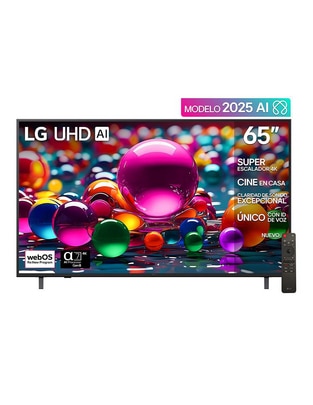 LG Pantalla Smart TV Lg Crystal UHD de 65 pulgadas 4K 65UA8050PSA con AI webOS