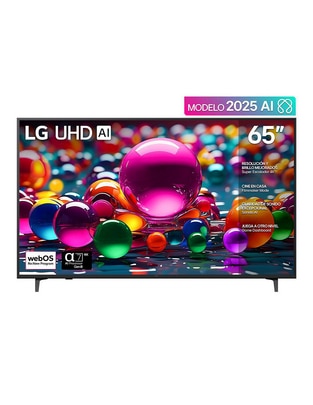 LG Pantalla smart tv lg crystal uhd de 65 pulgadas 4k 65ua7500psa con ai webos