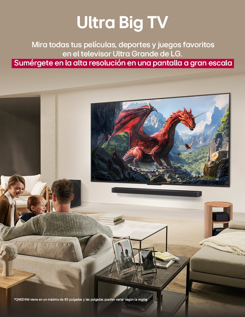 Pantalla smart tv qned "de" 65 pulgadas 4k 65qned9masa "con" webos no aplica "con" evo ai true wireless 11