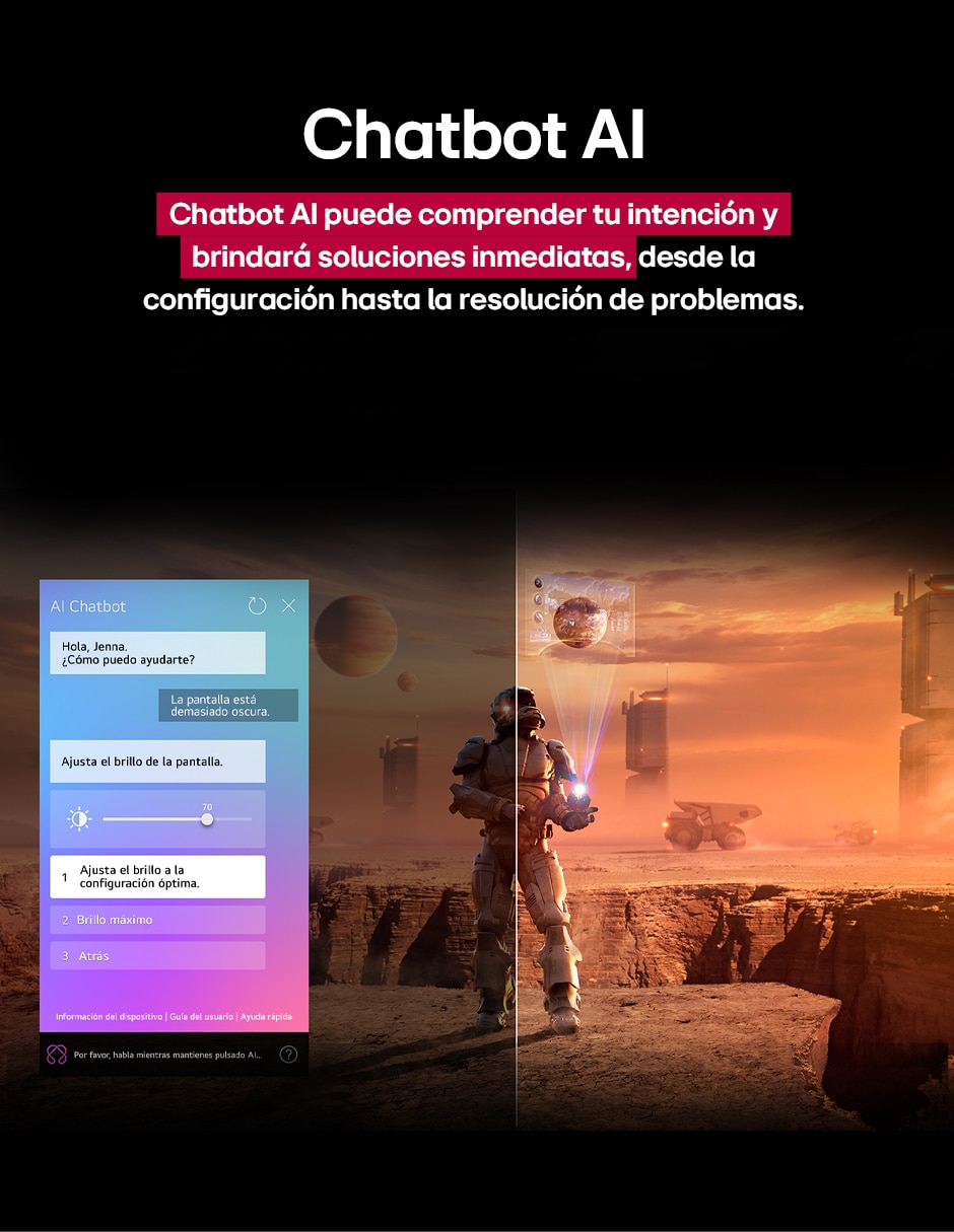 Pantalla Smart Tv Uhd de 43 puadas 4K 43Ua7500Psa con AI webOS 14