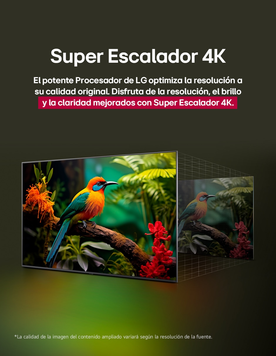 Pantalla Smart Tv Uhd de 43 puadas 4K 43Ua7500Psa con AI webOS 2