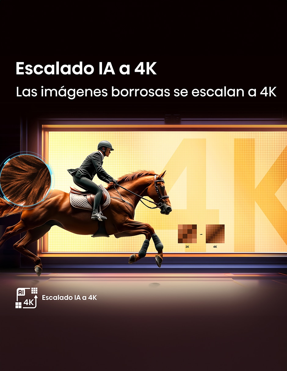 Pantalla Smart TV UHD de 65 pulgadas 4K/UHD 65A65NV con AI Sports Mode 16