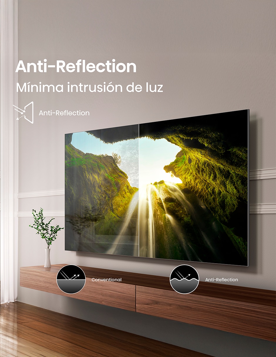 Pantalla Smart TV Hisense QD- mini LED de 100 pulgadas 4K/UHD 100U7QG Pro con Google TV con AI Picture