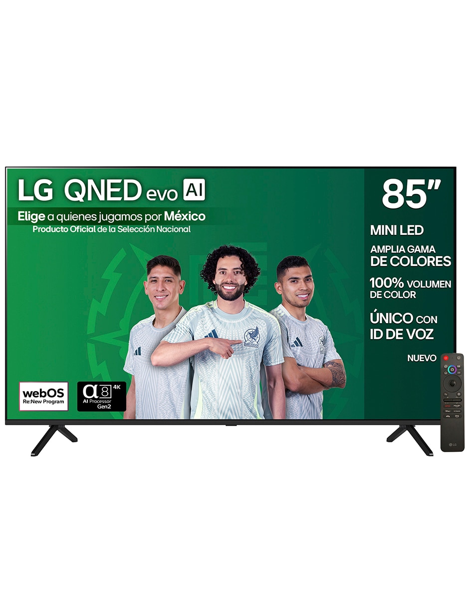 LG Pantalla Smart TV LG QNED de 85 pulgadas 4K/UHD 85QNED92ASA con evo AI