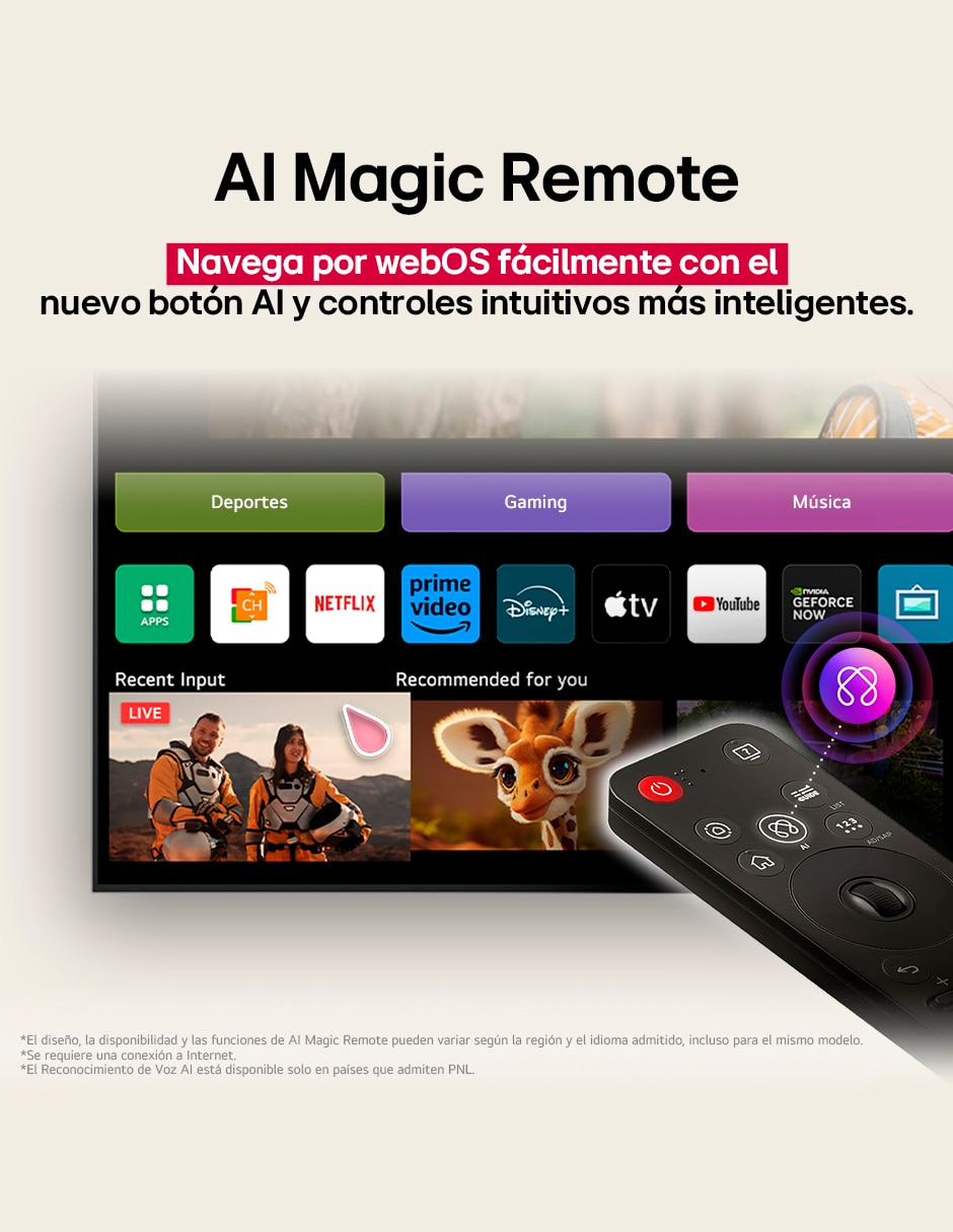 Pantalla Smart TV QNED de 85 pulgadas 4K/UHD 85QNED92ASA con evo AI 11