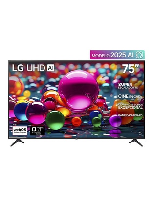 LG Pantalla Smart TV Lg LED de 75 pulgadas 4K/UHD 75UA7500PSA con AI webOS