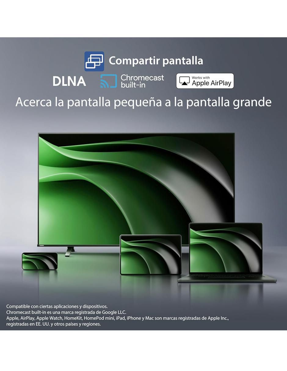 Pantalla Smart TV LED de 75 pulgadas 4K/UHD 75C350NM con AI Upscaling 3
