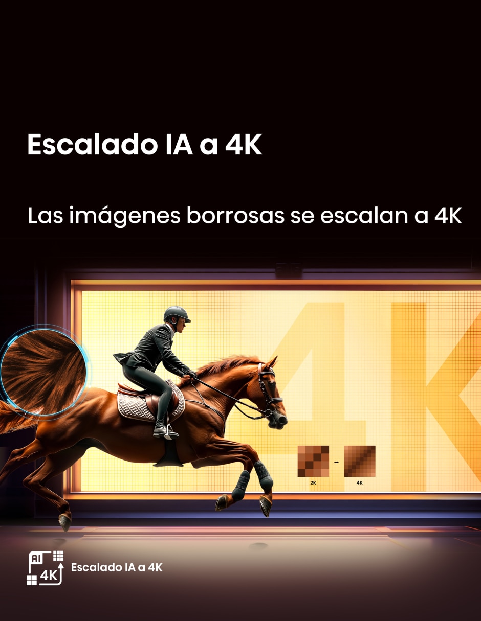 Pantalla Smart TV Hisense LED de 43 pulgadas 4K/UHD 43A65NV con AI Sports Mode