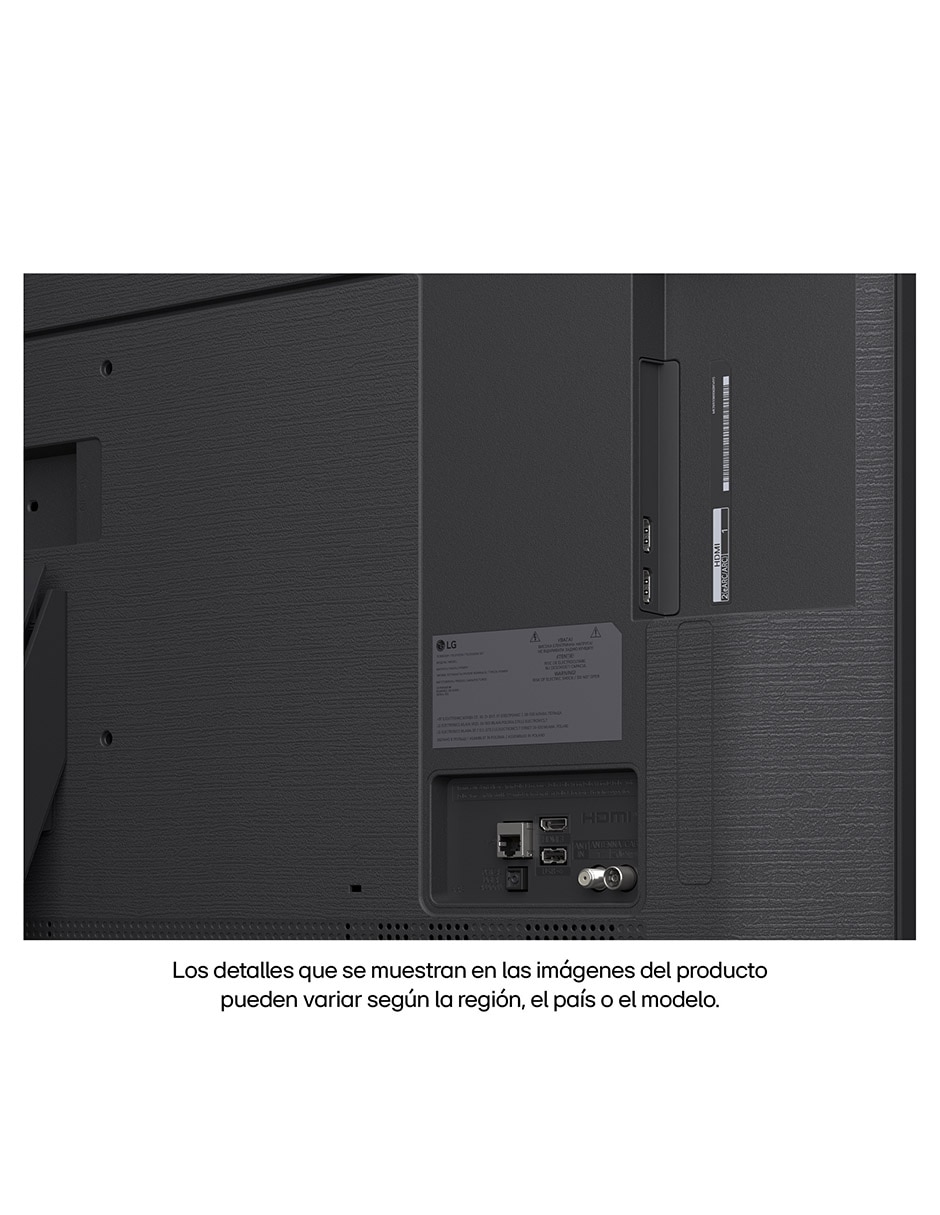 Pantalla Smart TV Lg QNED de 55 pulgadas 4K 55QNED83ASG con Evo AI